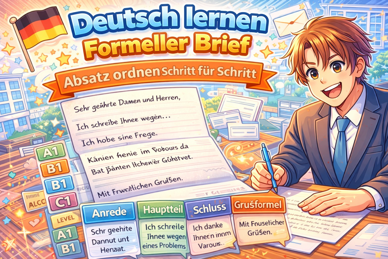 How I Learned to Write Formal German Letters Step by Step