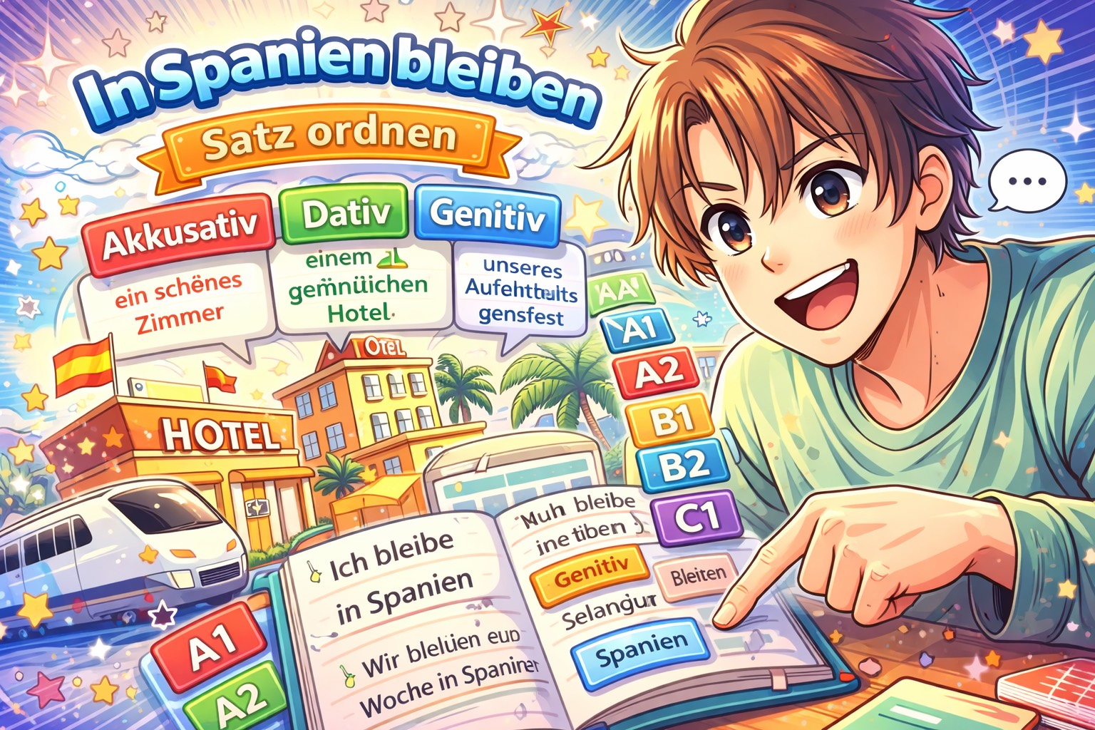 How I Learned German Faster with Sentence Building