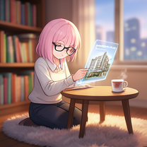 Discussing apartment advertisements