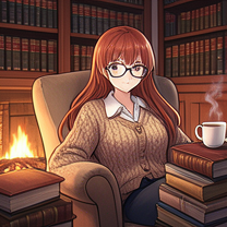 Discussing books and literature