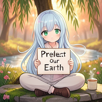 Discussing environmental activism