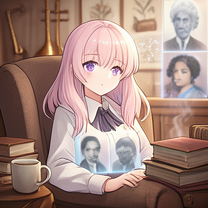 Discussing famous people and role models