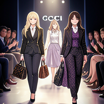 Luxury brands such as Gucci and Louis Vuitton – Grammar: Argumentative connectors