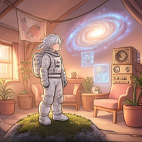 Talking about space exploration and the future