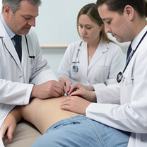 TELC B1.2 Bildbeschreibung: Doctors discussing a patient’s treatment plan