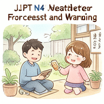 JLPT N4 Reading: Understand a Weather Forecast and Warning