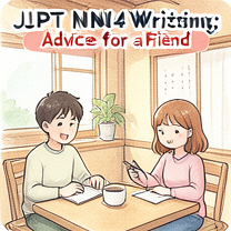 JLPT N4 Writing: Write Advice for a Friend