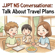 JLPT N5 Conversational: Talk About Travel Plans
