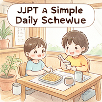 JLPT N5 Reading: Read a Simple Daily Schedule