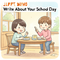 JLPT N5 Writing: Write About Your School Day
