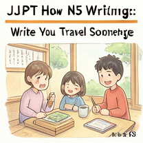 JLPT N5 Writing: Write How You Travel Somewhere