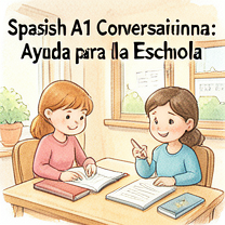 Spanish A1 Conversational: Ayuda para la Escuela
