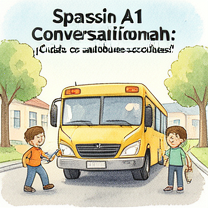 Spanish A1 Conversational: ¡Cuidado con los autobuses escolares!