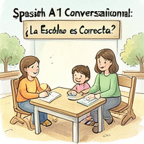 Spanish A1 Conversational: ¿La Escuela es Correcta?