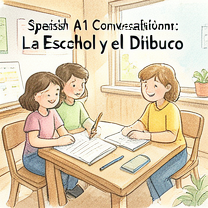 Spanish A1 Conversational: La Escuela y el Dibujo