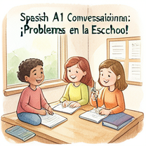 Spanish A1 Conversational: ¡Problemas en la Escuela!