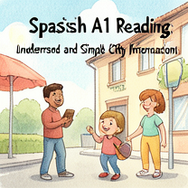 Spanish A1 Reading: Understand Signs and Simple City Information