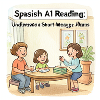 Spanish A1 Reading: Understand a Short Message About Plans