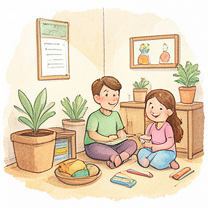Spanish A1 Reading: Understand a Simple Family Description