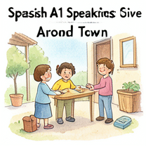 Spanish A1 Speaking: Give Simple Directions Around Town