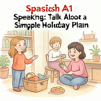 Spanish A1 Speaking: Talk About a Simple Holiday Plan