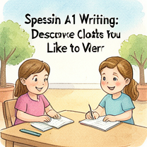 Spanish A1 Writing: Describe Clothes You Like to Wear
