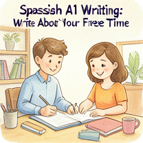 Spanish A1 Writing: Write About Your Free Time