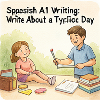 Spanish A1 Writing: Write About a Typical Day