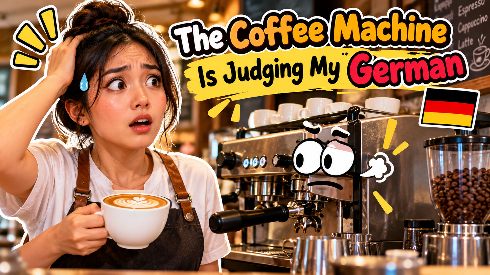 ☕ The Coffee Machine Is Judging My German