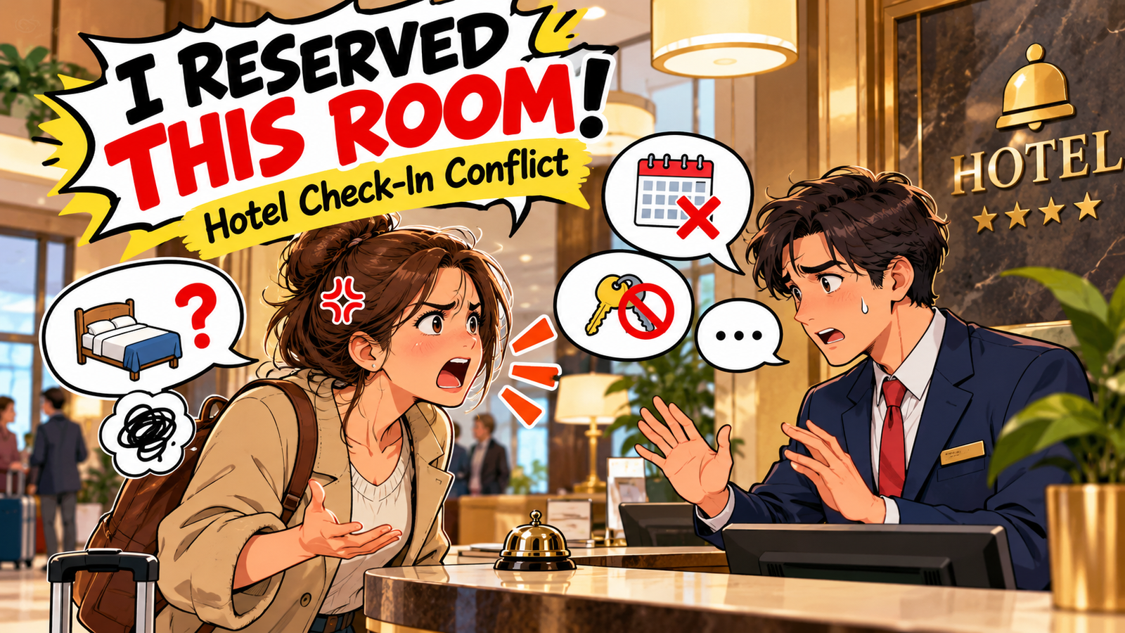 🏨 “I Reserved This Room!” — A Hotel Check-In Conflict