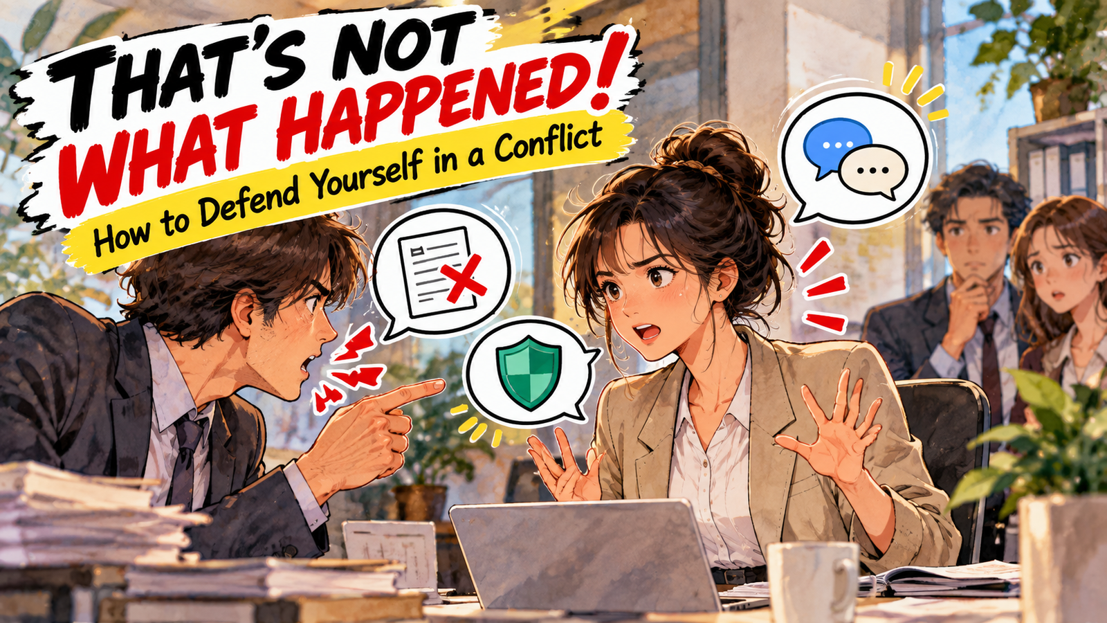 🛡️ “That’s Not What Happened.” — Defending Yourself in a Workplace Conflict