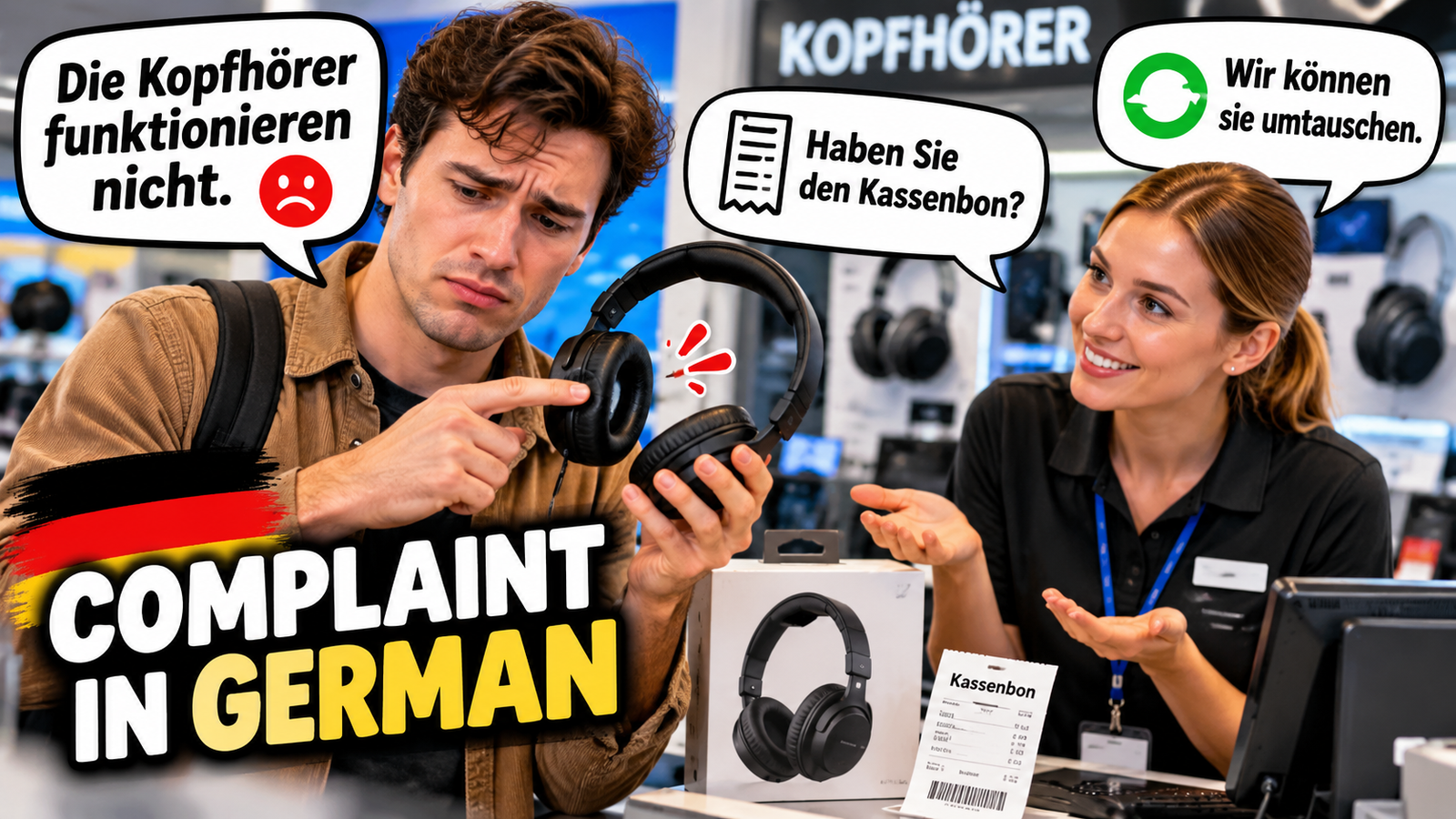 🎧 My New Headphones Lasted Three Days Before I Had to Complain in German