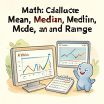 Math: Calculate Mean, Median, Mode, and Range