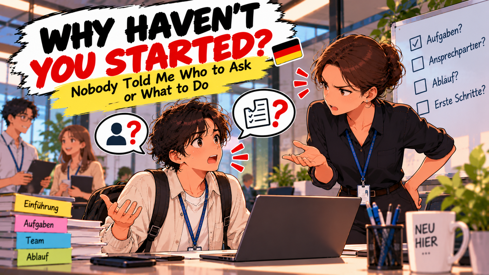 ⏳ “Why Haven’t You Started?” — Nobody Gave Me My Computer Login